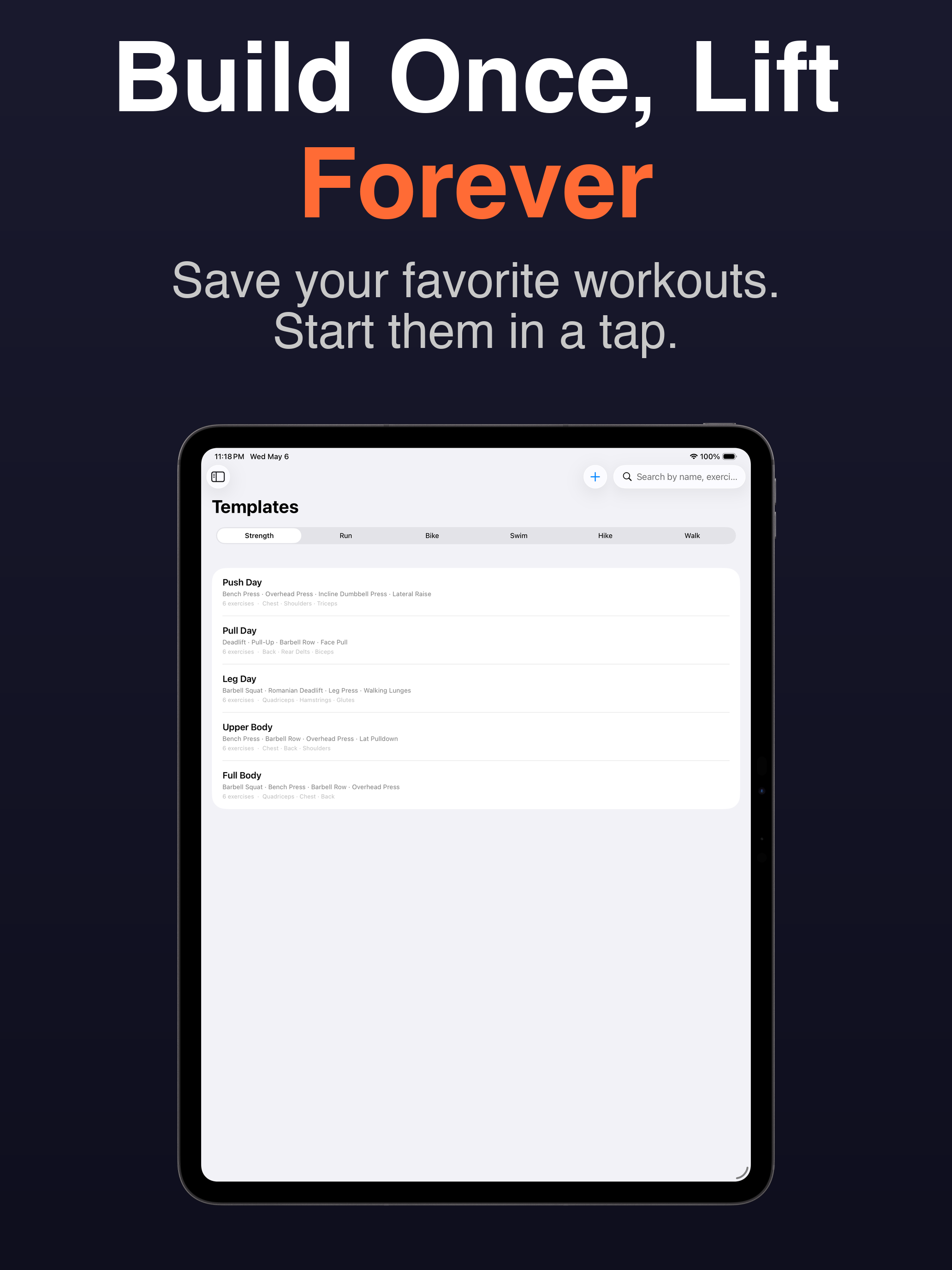 Lift: Gym Workout Tracker