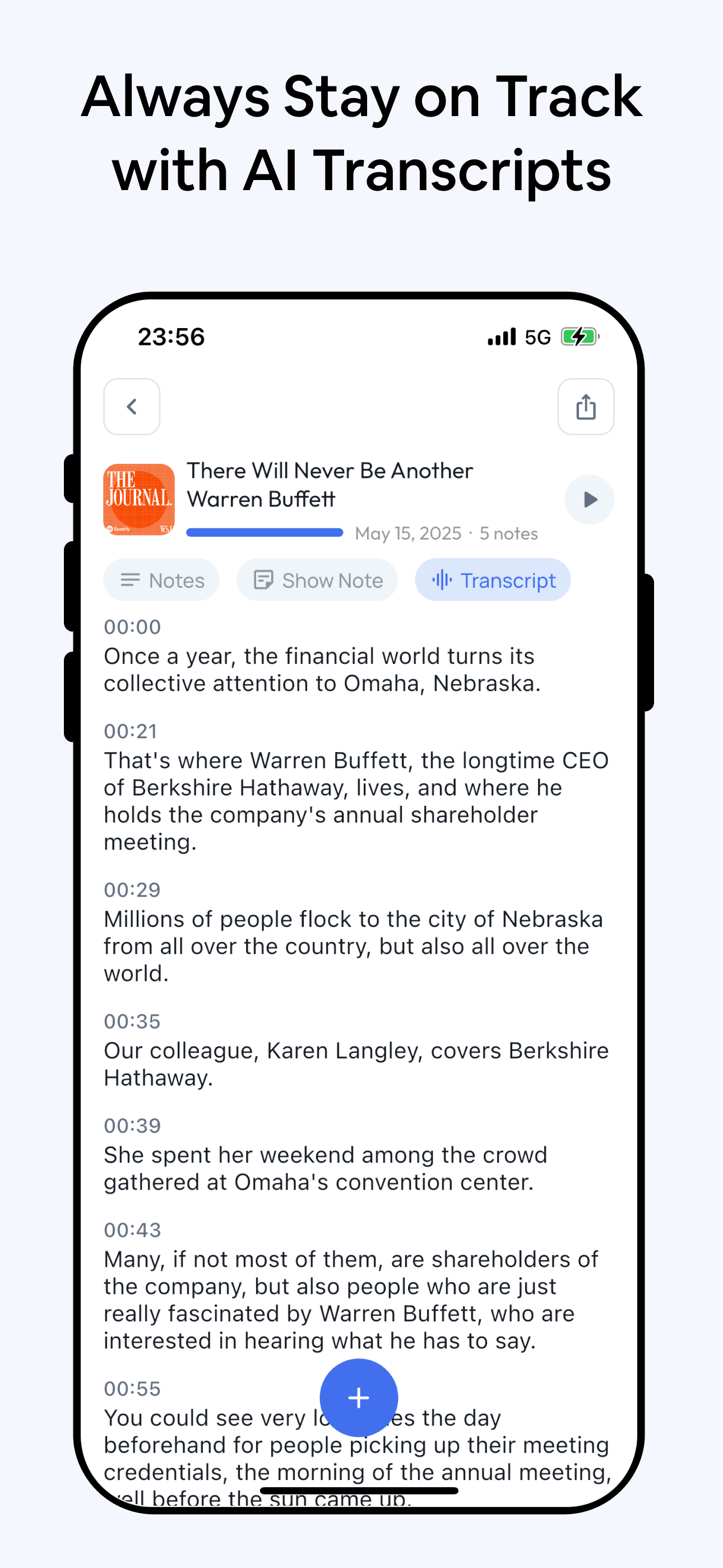 Onda AI Podcast Note Taker