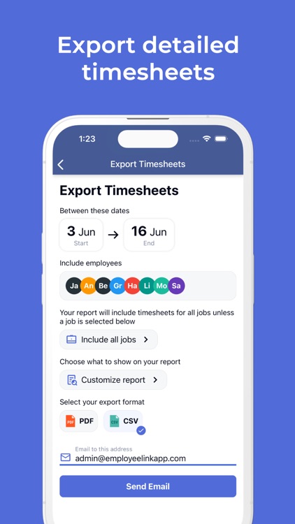 Work Hour Tracker・EmployeeLink