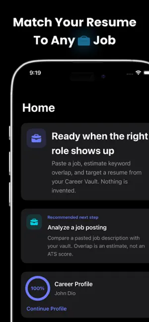AI Career CV screenshot 4