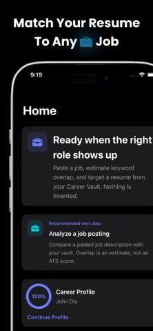 AI Career CV Screenshot 4 of 9