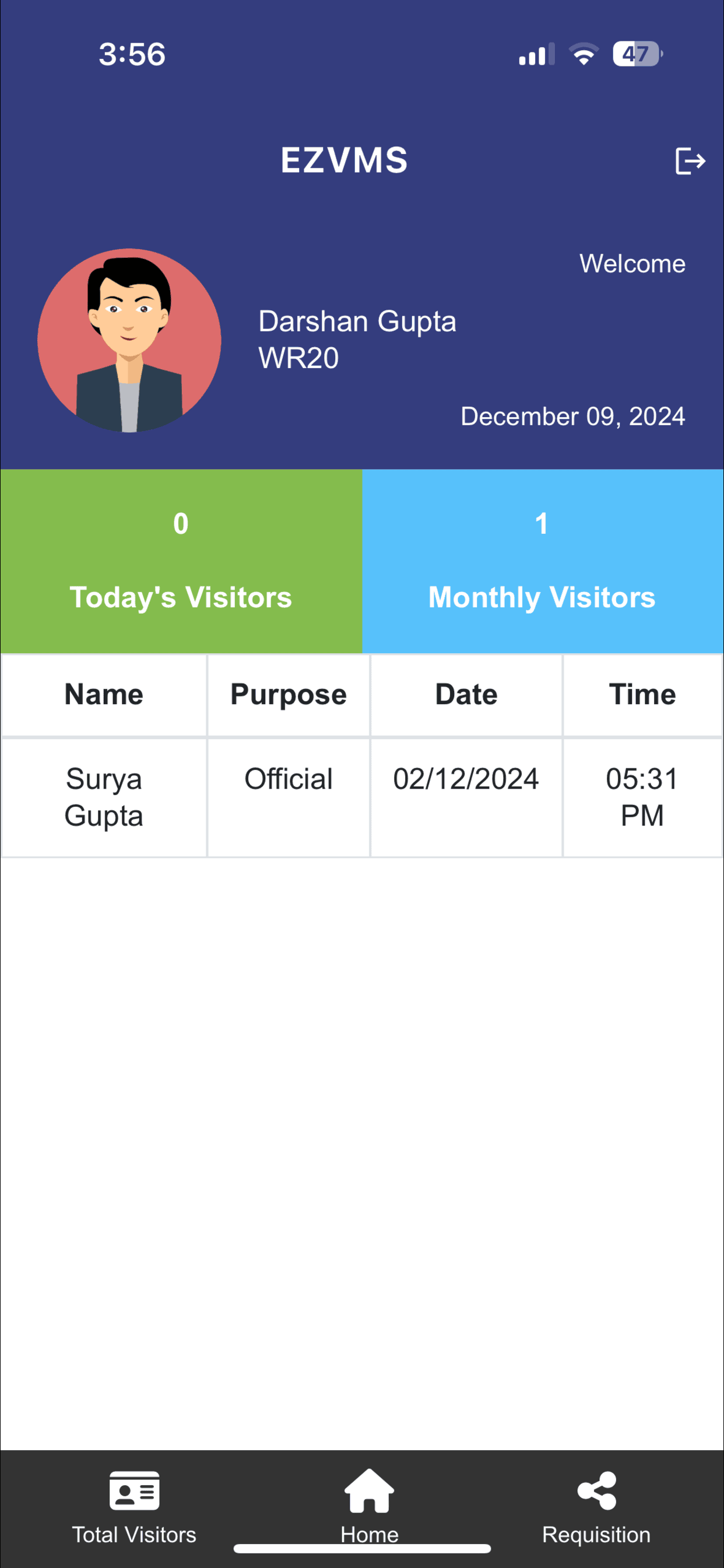 EzVMS Employee