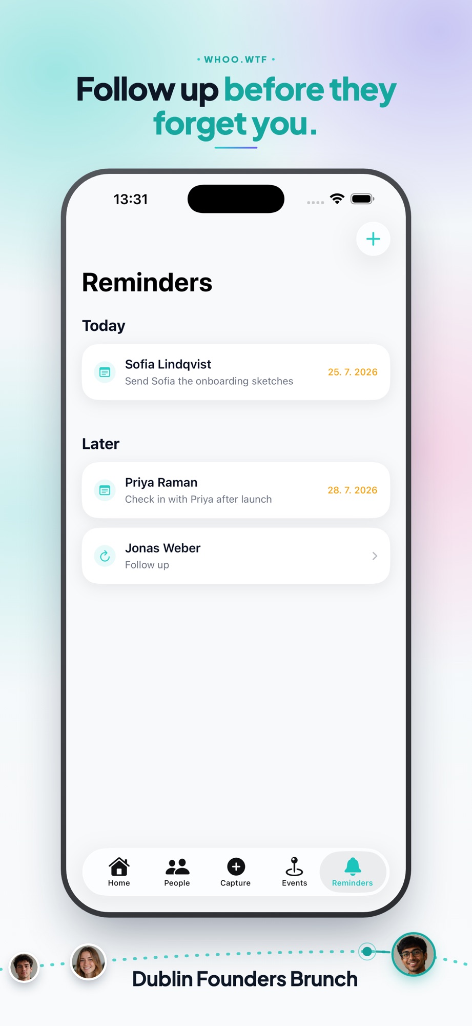 Whoo.wtf: Personal CRM screenshot 8
