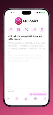 Mi Speaks Screenshot 1 of 6