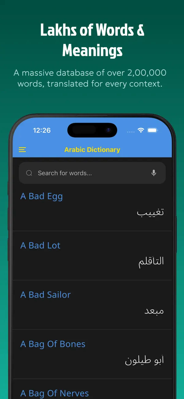 #3. Arabic Dictionary: Translate + (iOS) Podle: Paras Borad