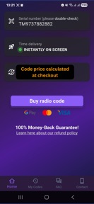 Dodge RAM Radio Code Instant screenshot