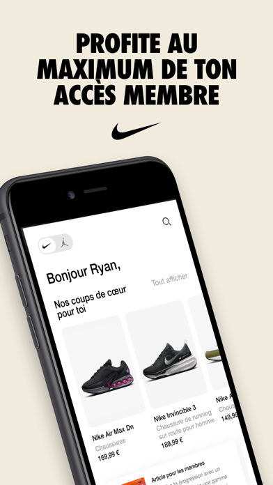 Screenshot #1 pour Nike : chaussures et sneakers