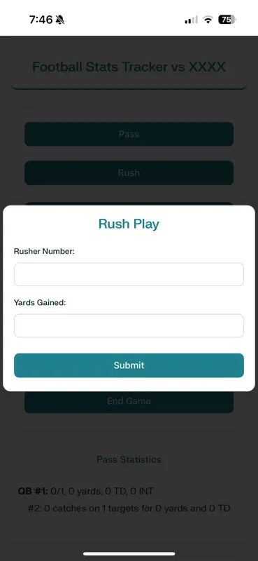 Football Stat Tracker Pro screenshot 5 of 9