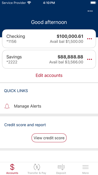 tnConnect Mobile Screenshot