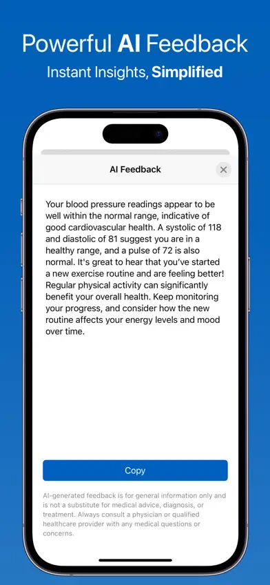 Blood Pressure Log Feeltracker screenshot 3