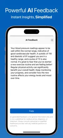 Blood Pressure Log Feeltracker : capture d’écran 3 sur 10