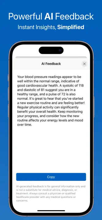 Blood Pressure Log Feeltrackerのスクリーンショット（3/10）