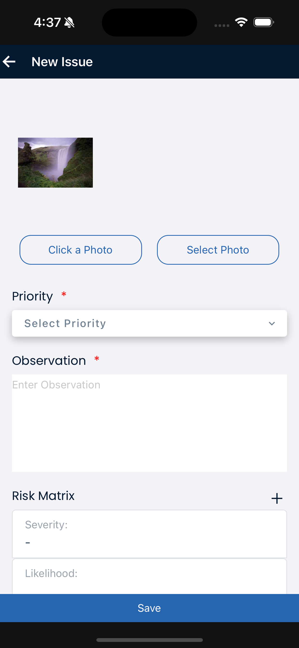 Reflexion Inspection App