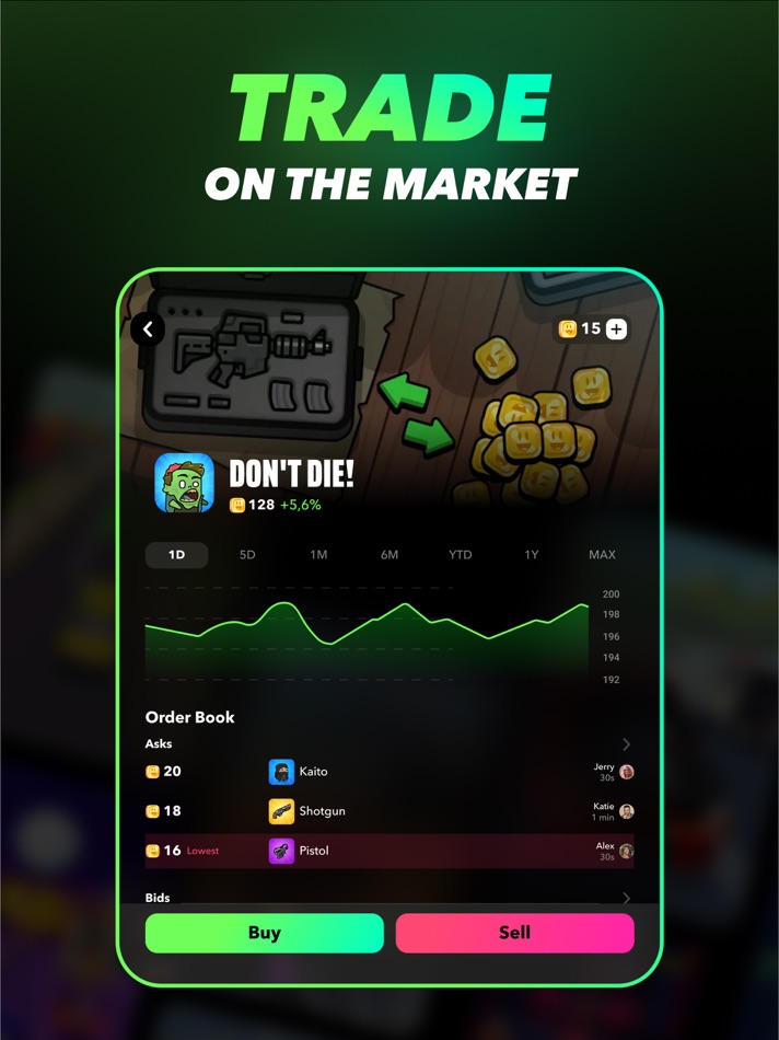 #4. Sticky: Vibecoding Game Maker (iOS) Bởi: Sticky NFT Marketplace Ltd.