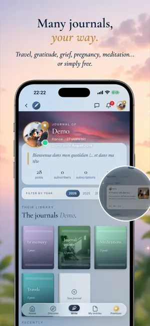 Diariste · Your Private Diary screenshot 2
