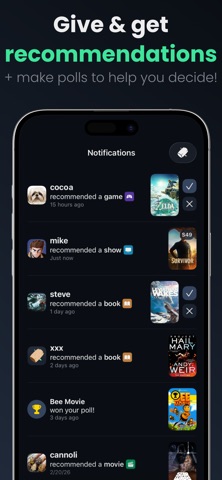 Log: Rate & Recommend Media Screenshot 5 of 5