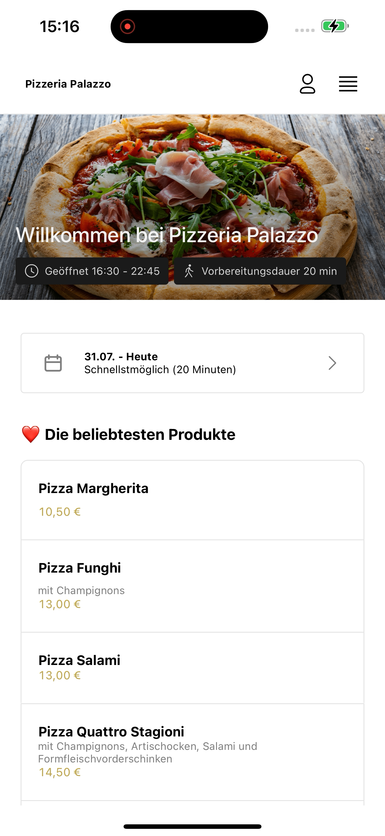 Pizzeria Palazzo DE screenshot 5