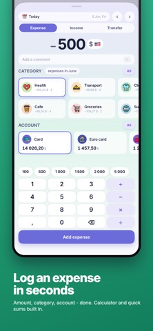 Money Keeper — Expense Tracker Screenshot 2 of 6