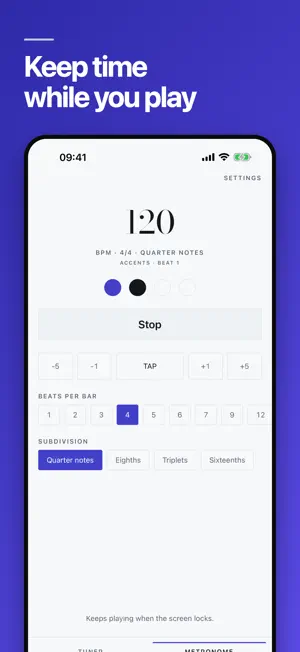 Tuner & Metronome - Suonu screenshot 2