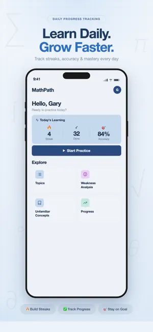 MathPathAI: Math Practice screenshot 2