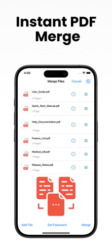 PDF Editor - Merge & Split Screenshot 4 of 10