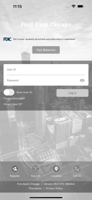 First Bank Chicago screenshot 2