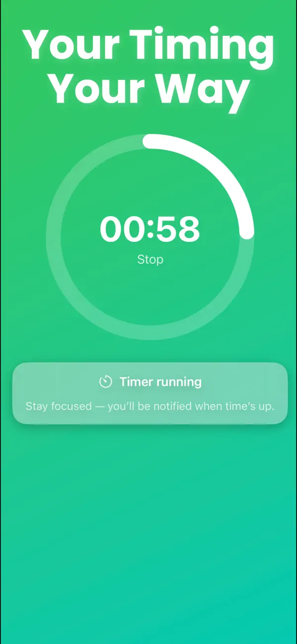 #3. Egg Timer - App (iOS) Ved: Vicki Partridge