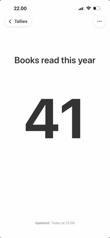 Tally – Counter & Tracker screenshot