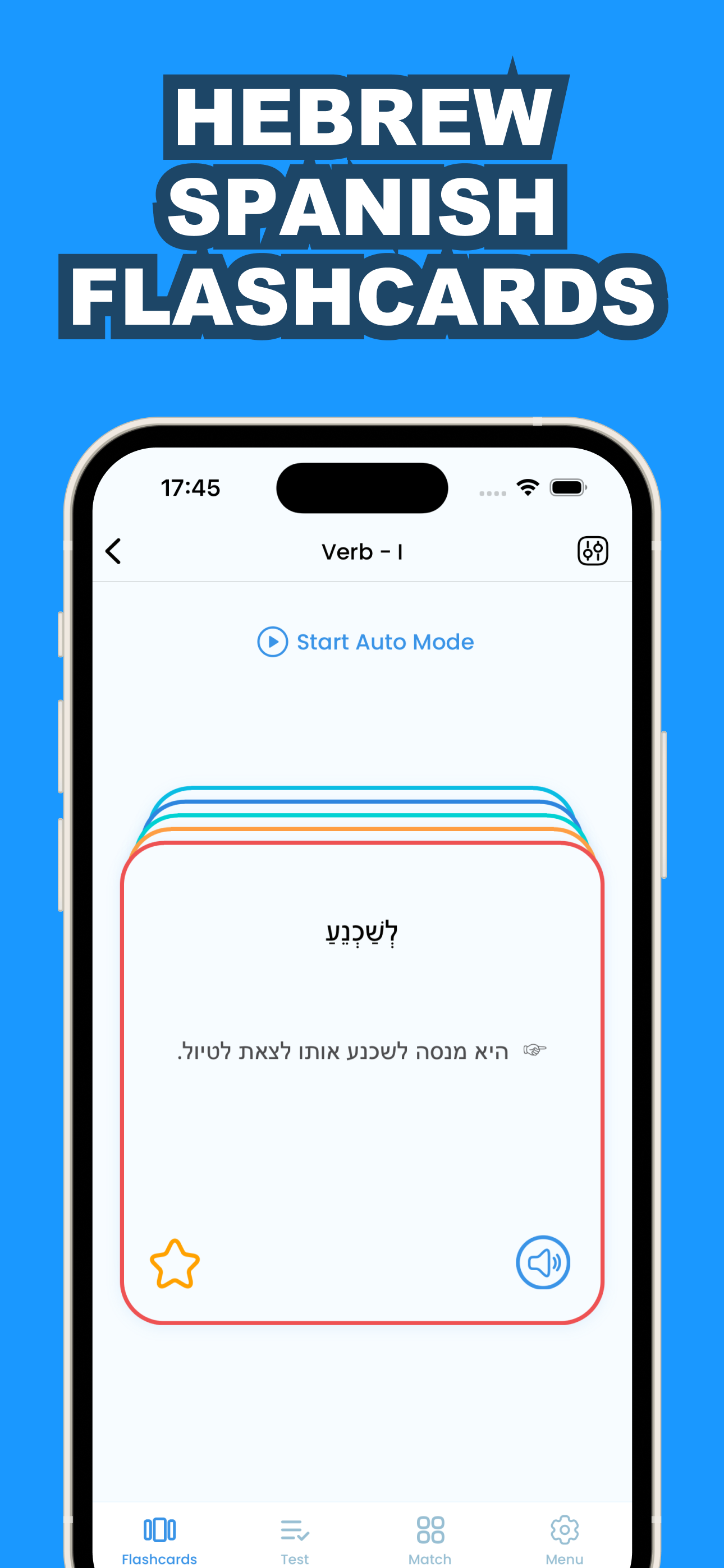 Learn Hebrew & Spanish