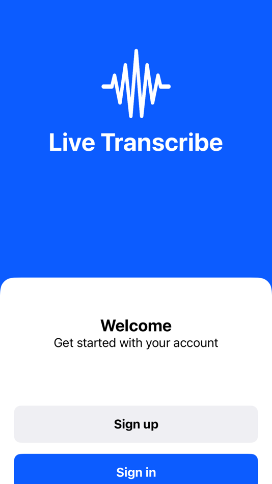#1. Live-Transcribe (iOS) By: Transcontinental Transcription Company, LLC