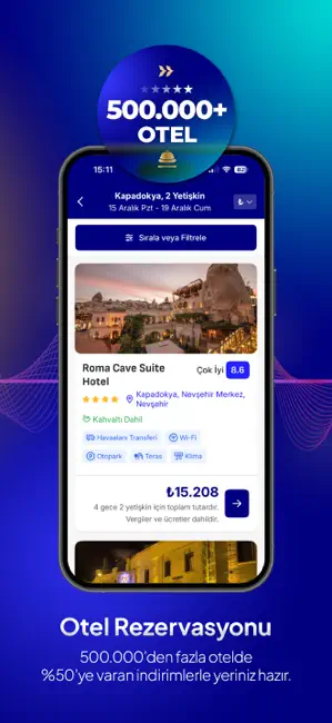Turna - Uçak Otel Otobüs Araç iPhone screenshot 5