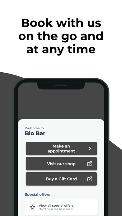 Blo Bar App Screenshot