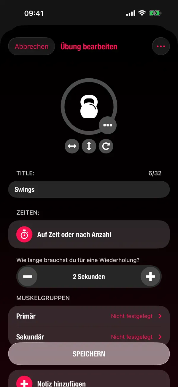 Streaks Workout iPhone App Screenshot 5 – Gesundheit & Fitness