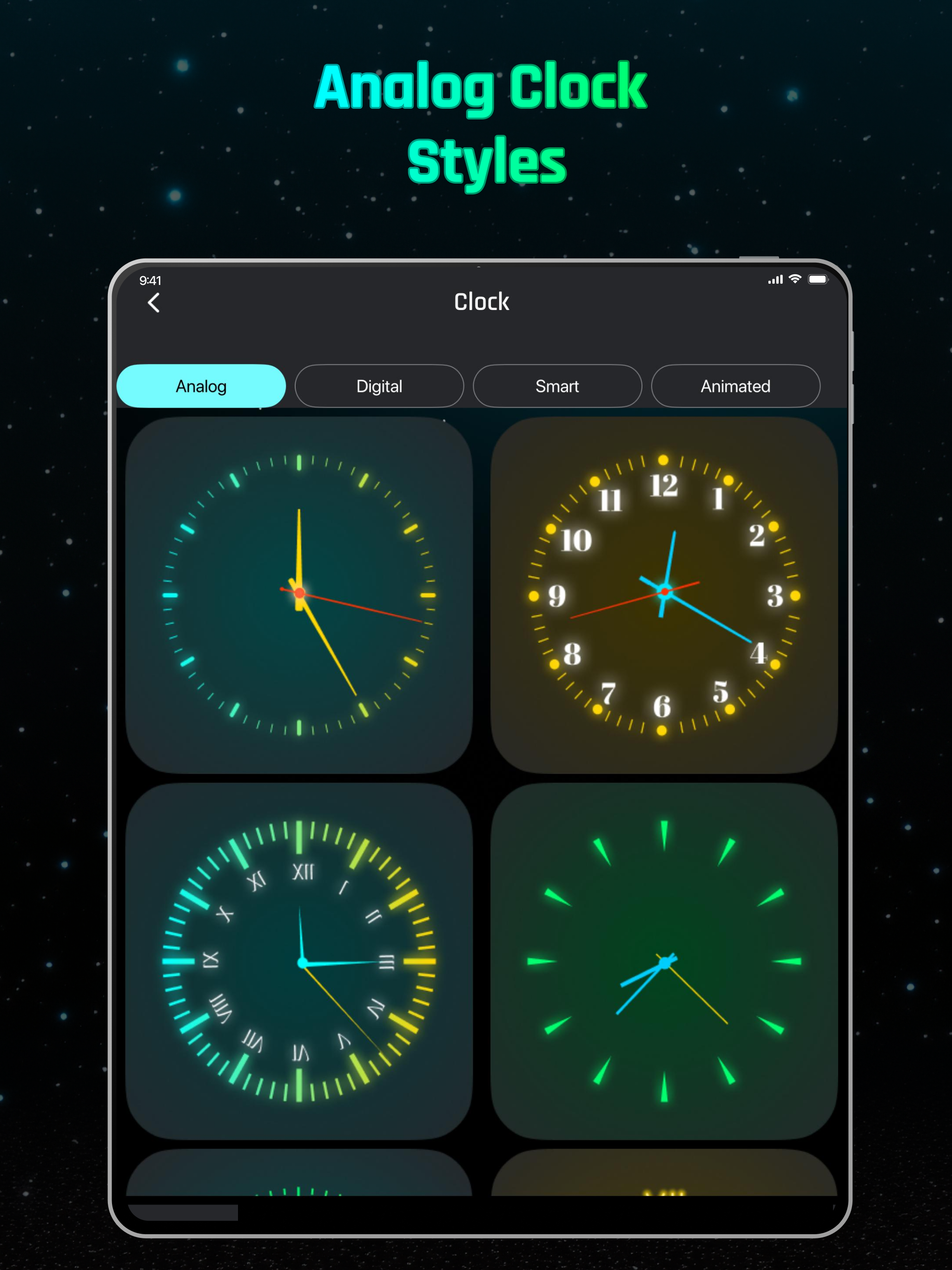 Digital Neon Night Clock screenshot 18