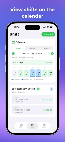 Gainer Pro: Taxi & Earnings iPhone screenshot