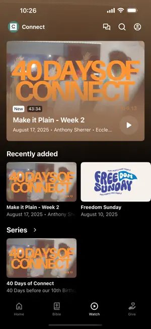 Connect Church AL screenshot 2