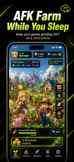 AFKPal - Cloud Phones iPhone screenshot 1