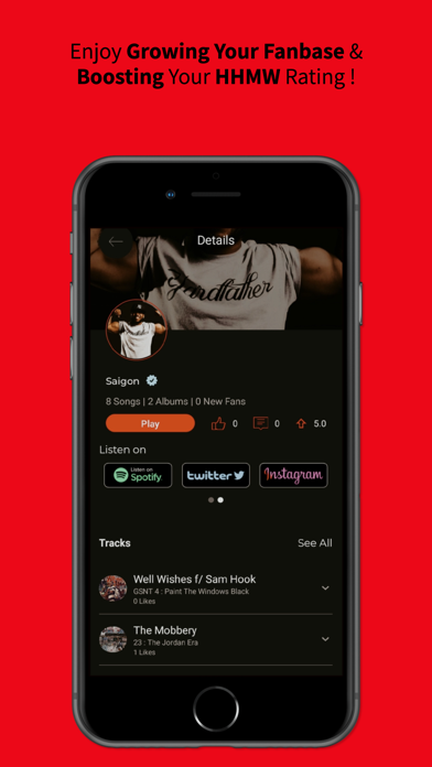 Music My Way iPhone screenshot 10 - Music app