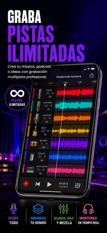 MicSwap MultiTrack Pro: Grabar App Store preview screenshot 2
