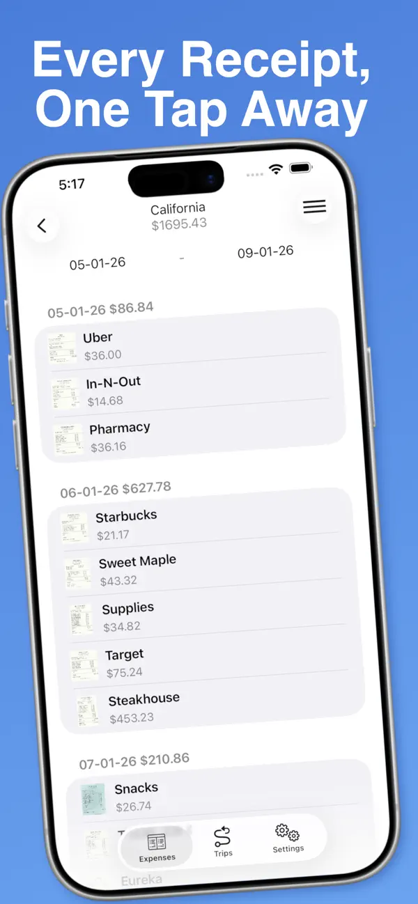 #4. Work Expense (iOS) di: michael dandy