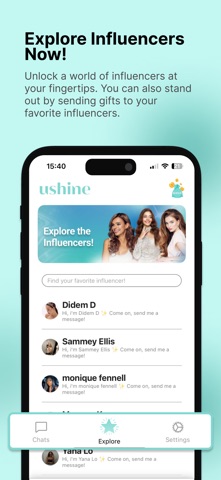 ushine: Monetize Your Chat Screenshot 1 of 7