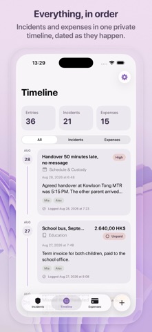 Oya Shield: Custody Log Screenshot 6 of 7