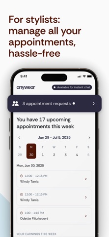 anywear: Personal Styling iPhone screenshot