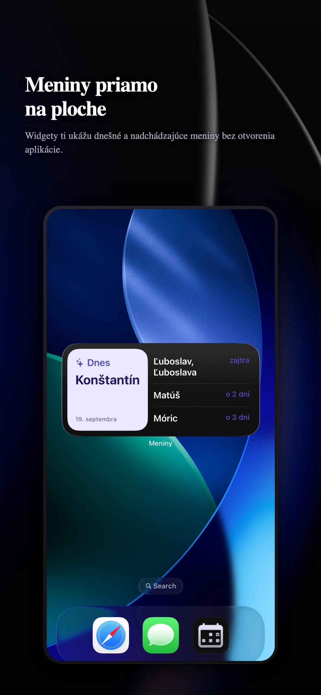 Screenshot 5 of Meniny – Kalendár mien