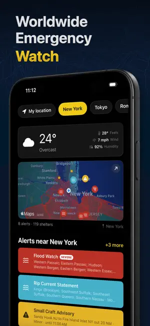 Ward: Bunkers & Prep Alerts screenshot 1