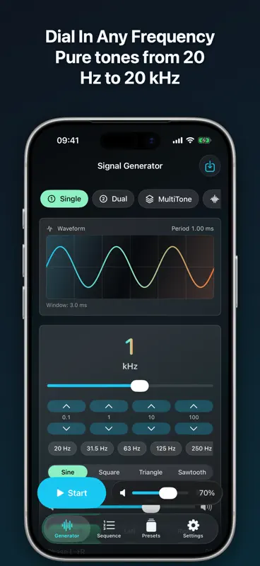 Signal & Frequency Generator screenshot 6 of 8