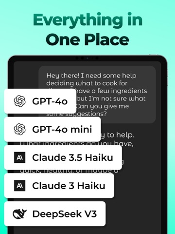 Chatty: AI Chat Generator iPad screenshot