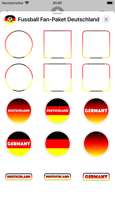 Fußball Fan-Paket Deutschlandのおすすめ画像3