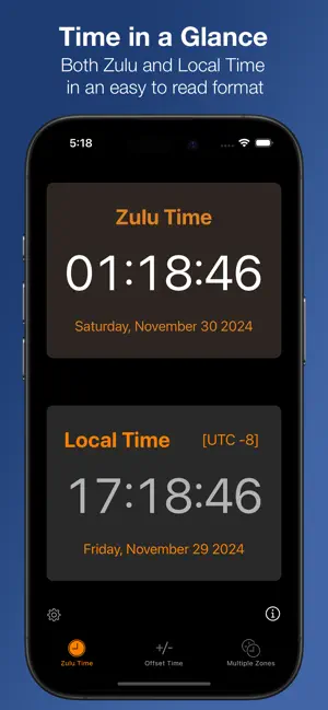 Zulu Time screenshot 1