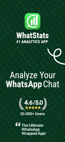 WhatStats: Chat Wrapped & WA iPhone screenshot